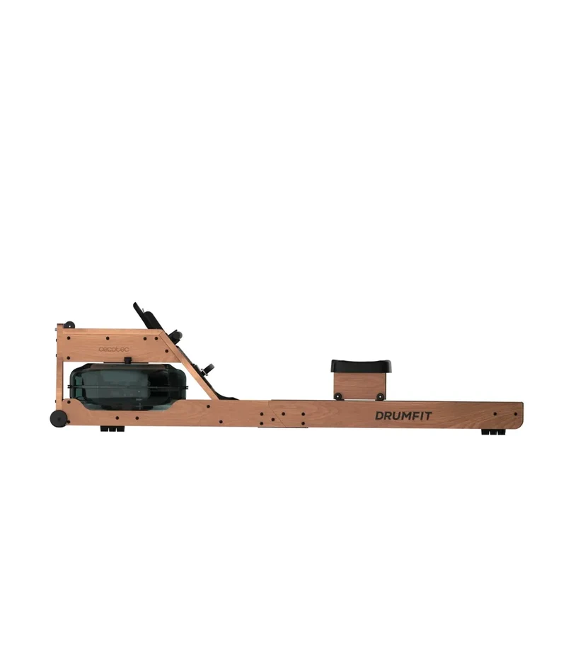 Remo de agua DrumFit Neptuno Wood entrenamiento intenso y Conectividad avanzada Cecotec