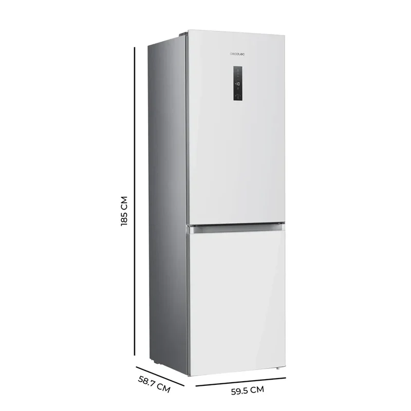 Frigorífico Combi Blanco 290L No Frost, Eficiencia Energética y Funciones Avanzadas de Cecotec