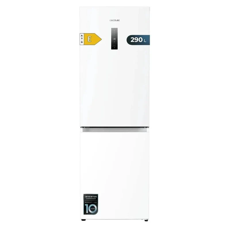 Frigorífico Combi Blanco 290L No Frost, Eficiencia Energética y Funciones Avanzadas de Cecotec