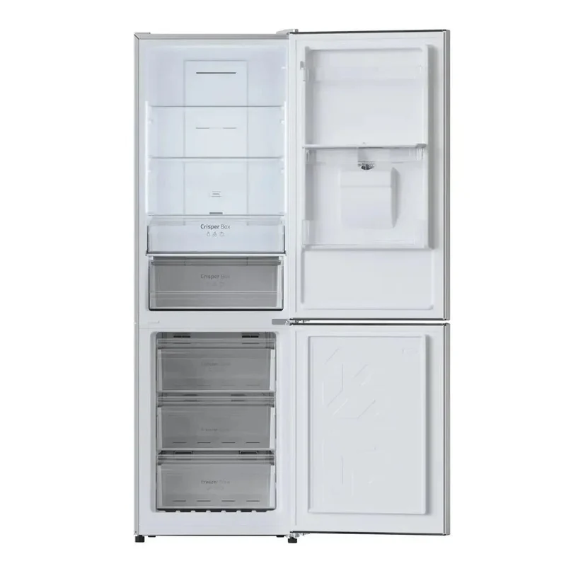 Frigorífico Combi Inox 322L: Eficiencia, No Frost y Dispensador de Agua de Cecotec
