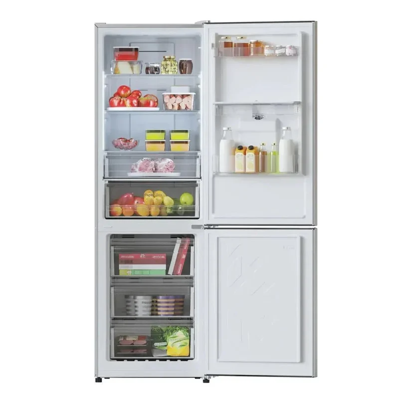Frigorífico Combi Inox 322L: Eficiencia, No Frost y Dispensador de Agua de Cecotec