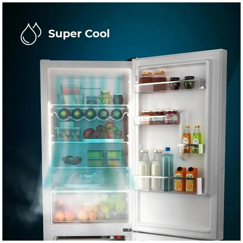 Frigorífico Combi 322L Blanco: Eficiencia, No Frost y Diseño Elegante de Cecotec