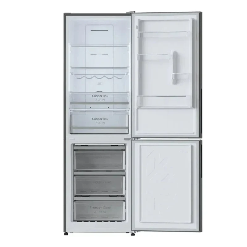 Frigorífico Combi 322L Gris con No Frost, Inverter y Ahorro Energético de Cecotec