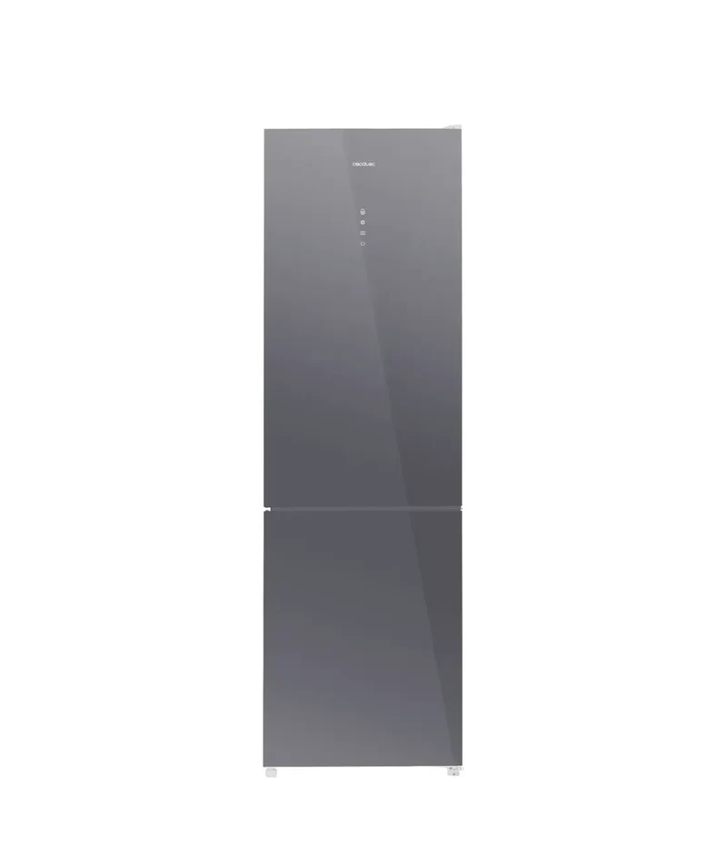 Frigorífico Bolero Combi 356L Glass Grey D: Eficiencia y Tecnología Avanzada de Cecotec