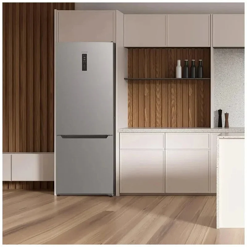 Frigorífico Combi Inox 356L No Frost, Eficiencia Energética E, 200cm Alto de Cecotec