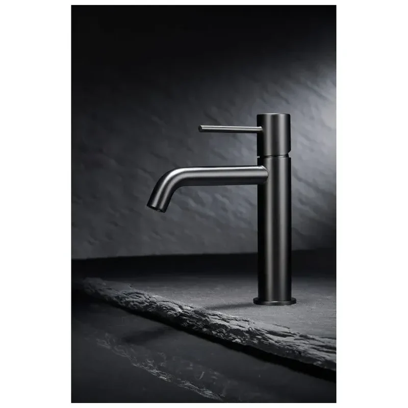 Grifo monomando Monza en latón con acabado Black Gun Metal y cartucho 25 mm de Imex