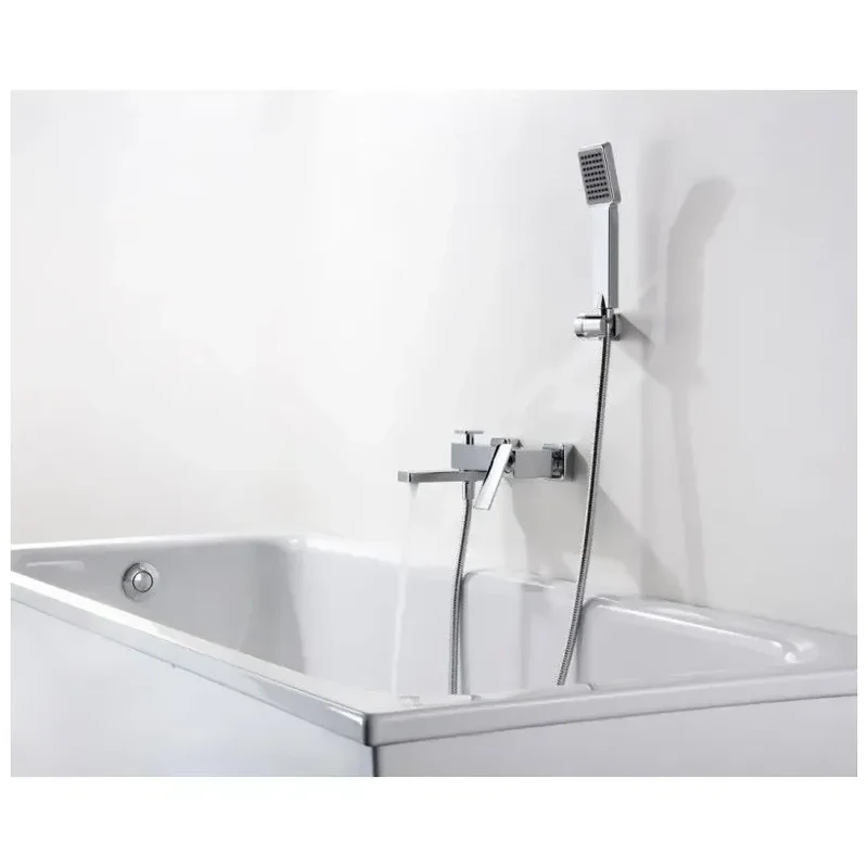 Grifería monomando de bañera y ducha hecha de latón con acabado cromado Pisa de Imex