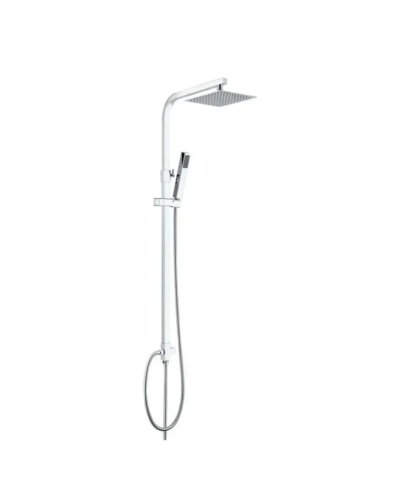 Columna monocomando para ducha con un diseño moderno de acabado cromado Minsk de Imex