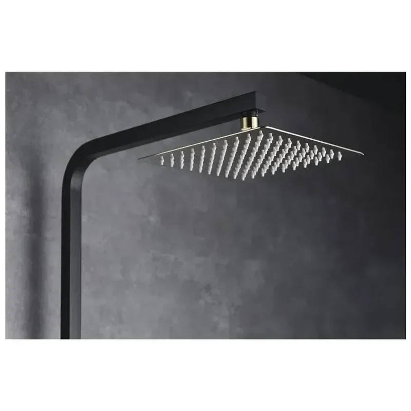 Columna de ducha con una barra de acero inoxidable de acabado negro oro Suecia de Imex