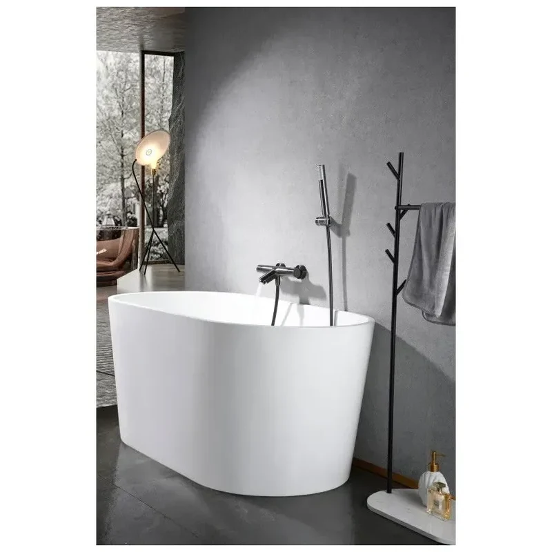 Grifería termostática para bañera y ducha hecha de latón con acabado negro metalizado Monza de Imex