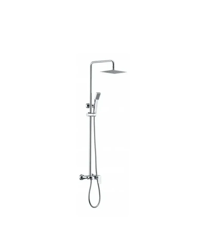 Columna de ducha fabricada en acero inoxidable con un diseño moderno Liverpool de Imex