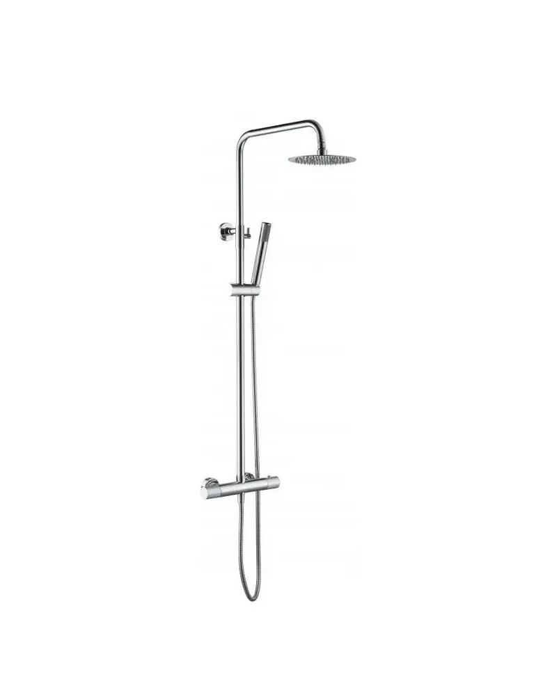 Columna de ducha termostática con una barra extensible hasta los 132 cm Line de Imex