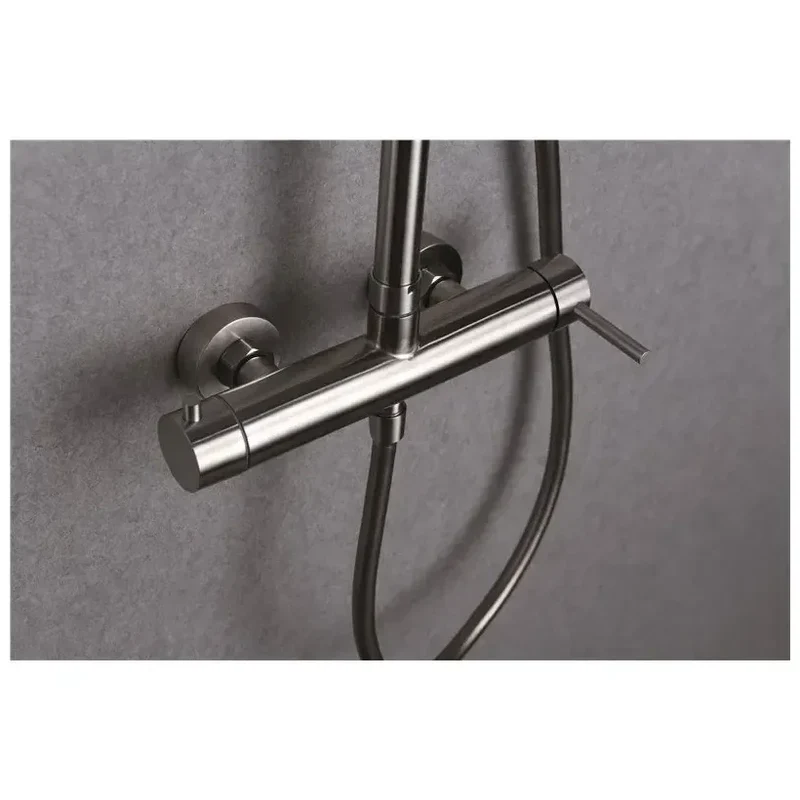 Columna de ducha de acero inoxidable s316 extensible de 88 hasta 125 cm Moscu de Imex