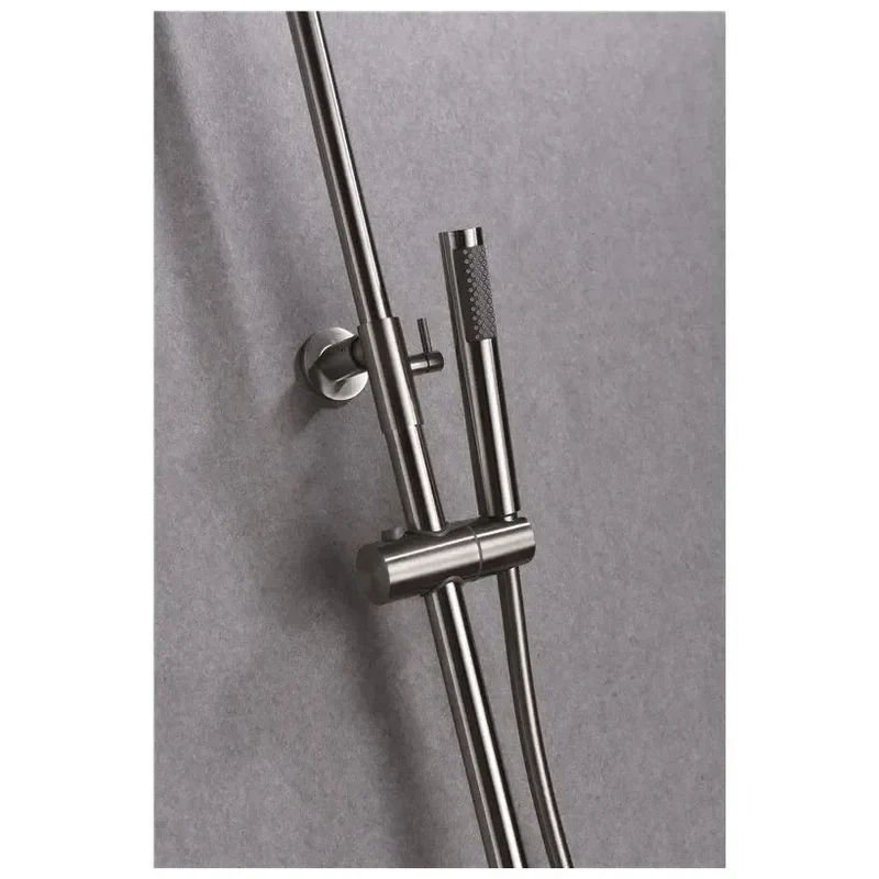 Columna de ducha de acero inoxidable s316 extensible de 88 hasta 125 cm Moscu de Imex