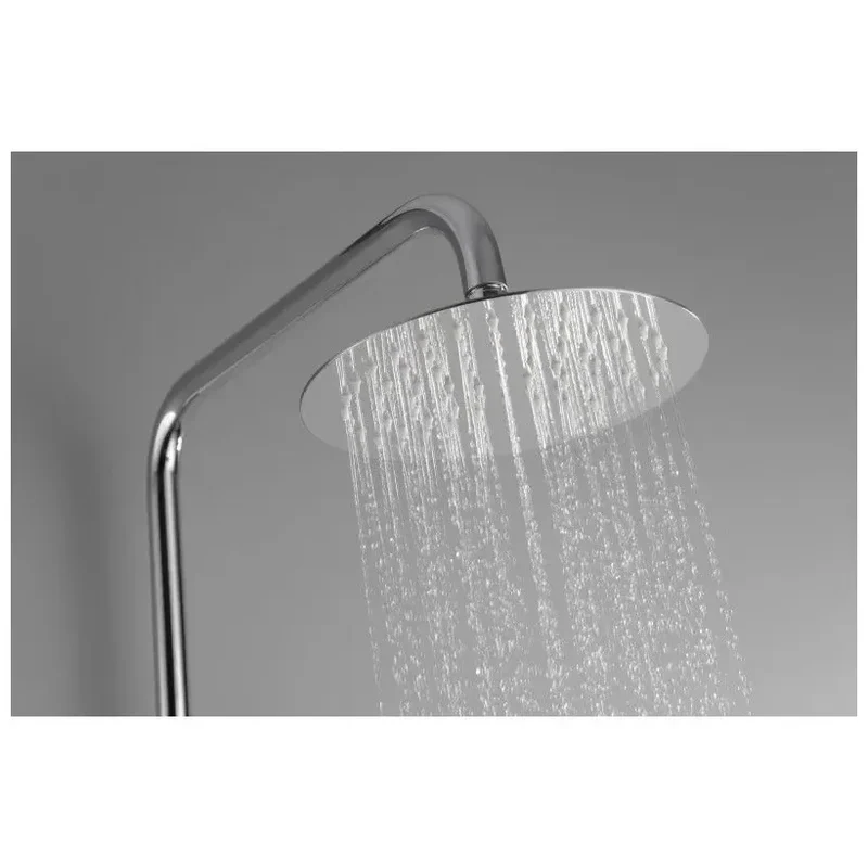 Columna de diseño moderno para ducha monomando con un acabado cromado Belgica de Imex