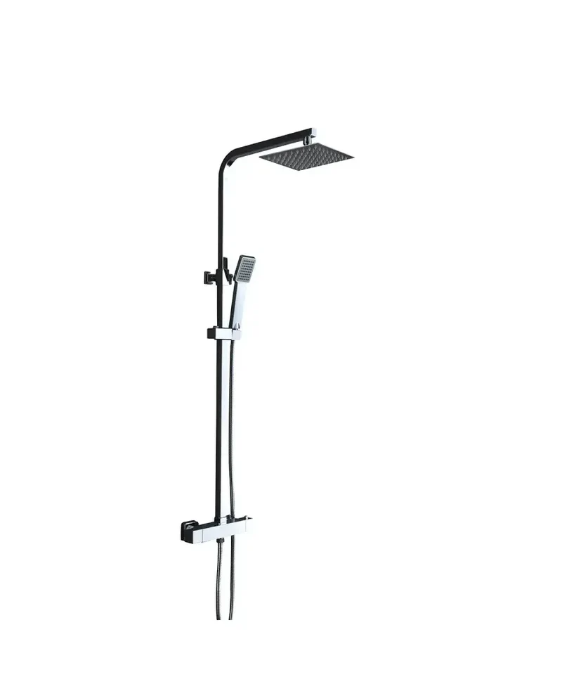 Columna termostática para ducha con un grifo integrado fabricado en latón Vigo de Imex