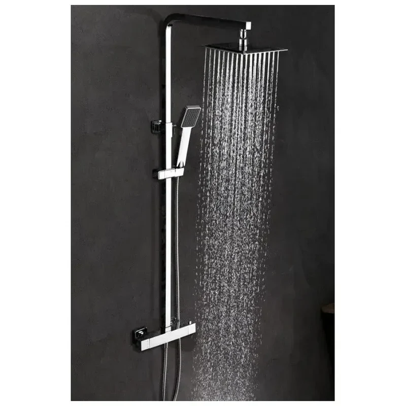 Columna termostática para ducha con un grifo integrado fabricado en latón Vigo de Imex