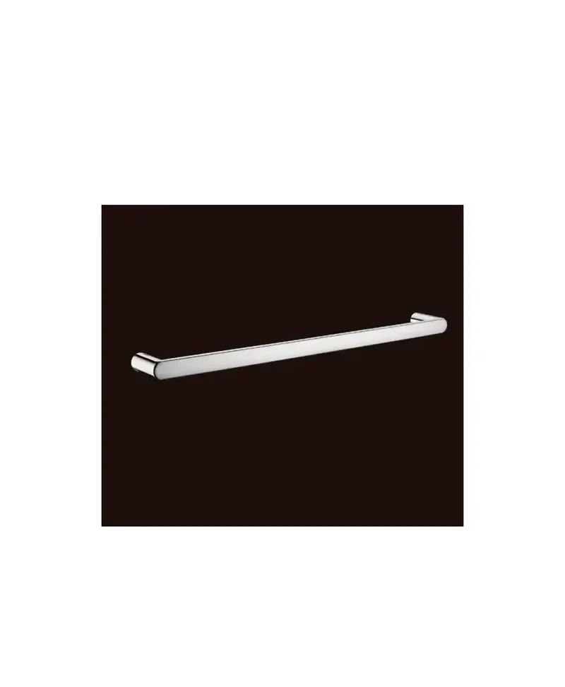 Toallero de barra baño latón cromado moderno de 50 cm MOON de Aquore