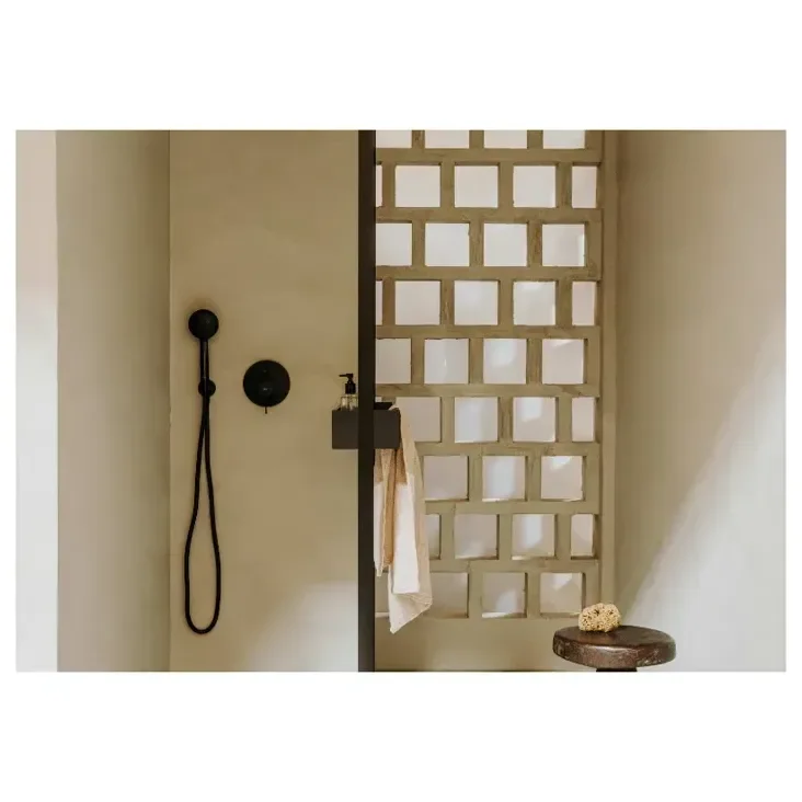 Roca Ona A5A0B9ENB0 – Mezclador Empotrable Baño-Ducha, Ø16 cm, Negro Mate
