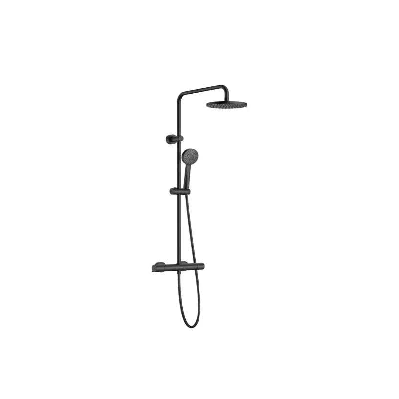 Roca Victoria A5A9F18NB0 – Columna de Ducha Termostática Mural, Negro