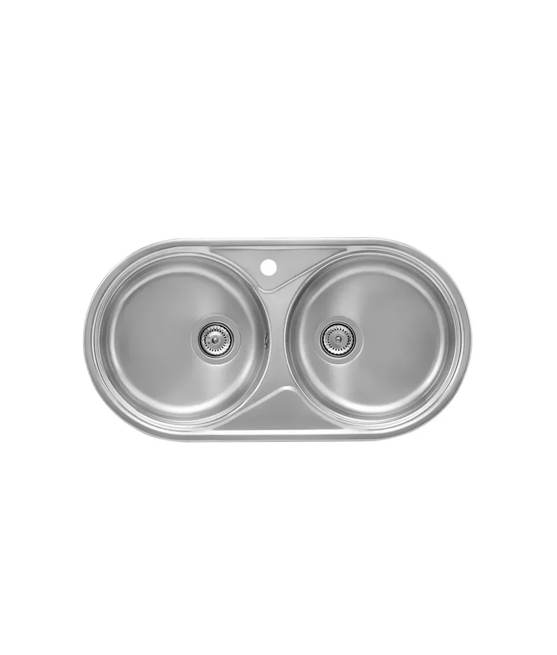 Roca Duo A870920845 – Fregadero, 84 cm