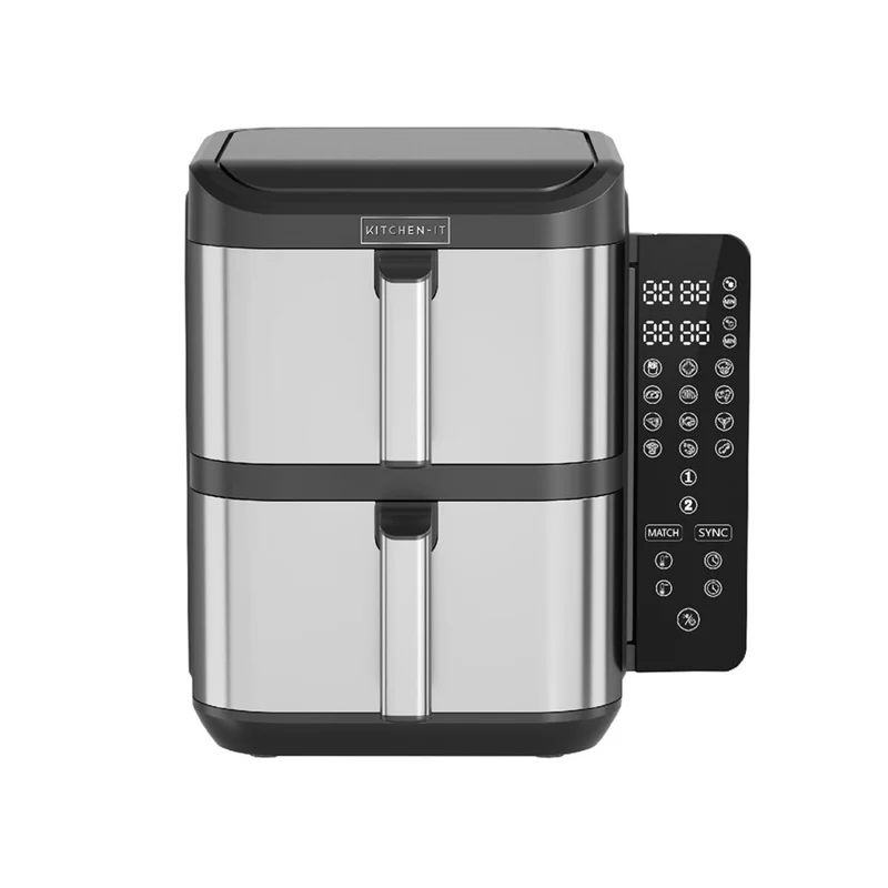 Freidora de Aire Doble Canasta 10 L 2200 W Dual Crisp XL Kitchen it