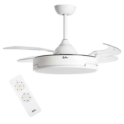Ventilador de Techo 42W 104CM Jata JVTE4240 4 Aspas Retráctil Con Luz Mando