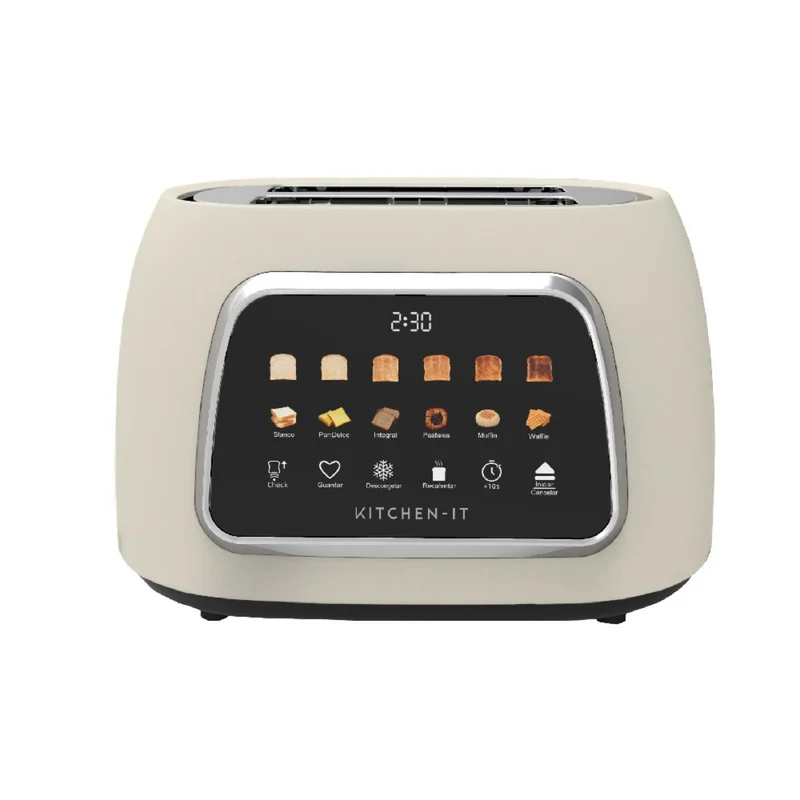 Tostador Digital 2 Ranuras 800 W Smart Toast Compact TSTC2P Kitchen It