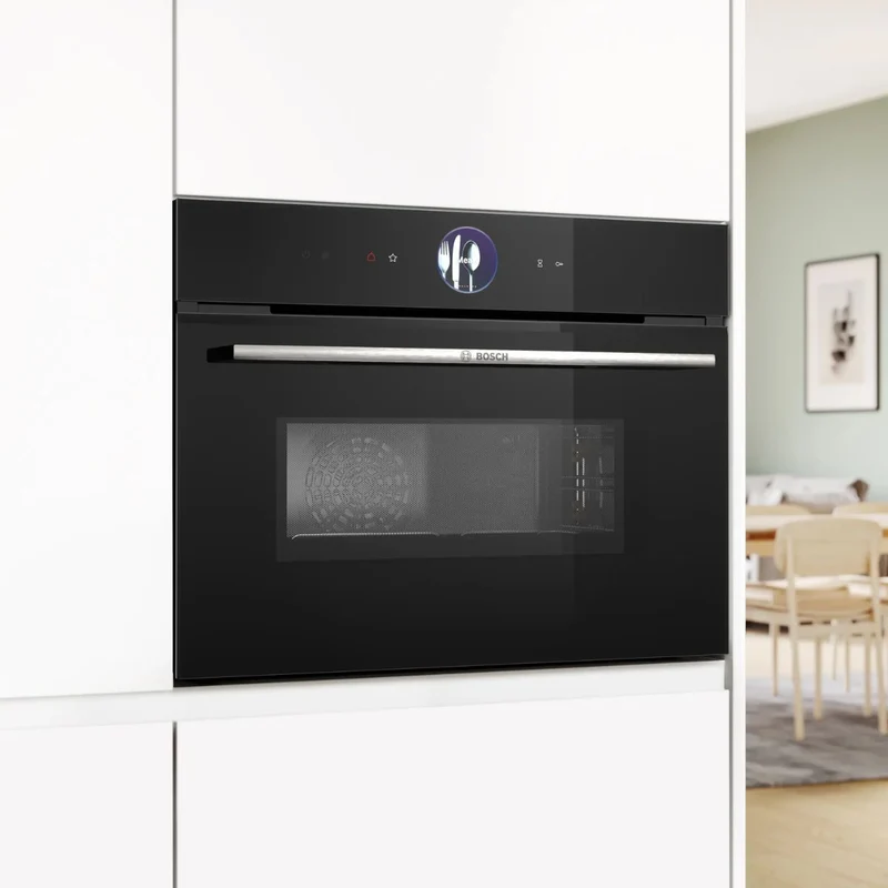 Horno Compacto con Microondas 45 Lts 60 x 45 cm Serie 8 CMG7761B1 Bosch
