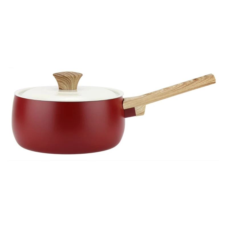 Batería de Cocina de Aluminio Forjado 7 Piezas Antiadherente Eco Cerámico Biella Fantuzzi