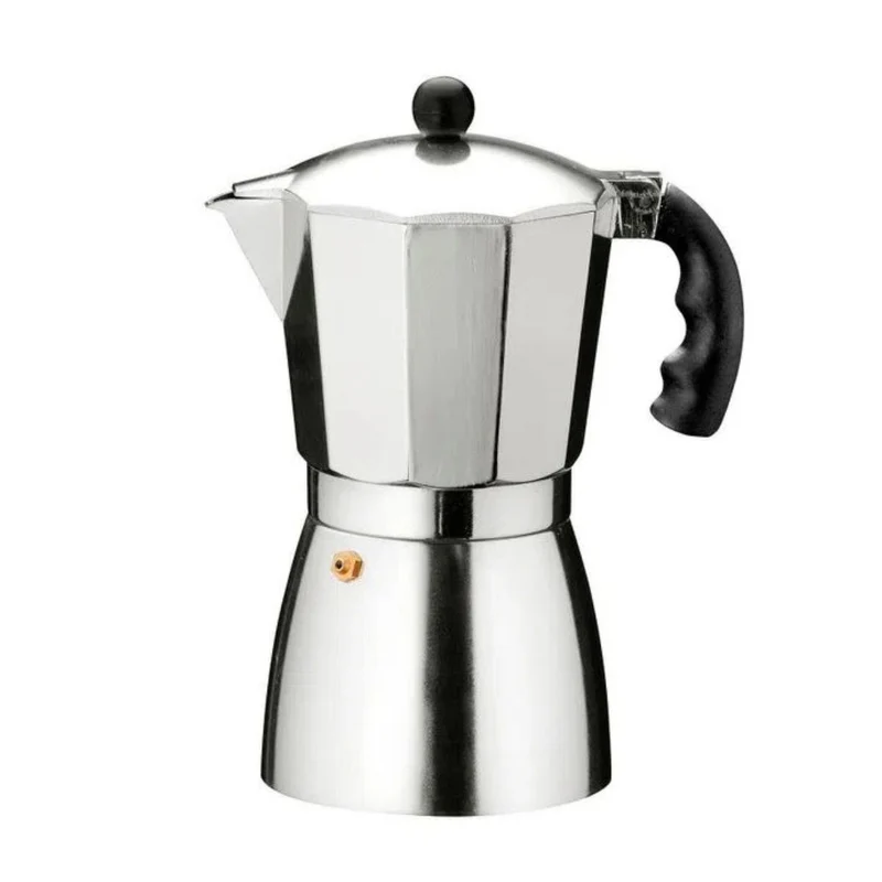Cafetera Express de Aluminio 12 Tazas Luna Fantuzzi