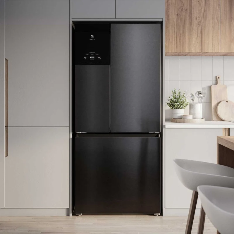 Refrigerador Multidoor Black Inox 590 L IM8B Electrolux