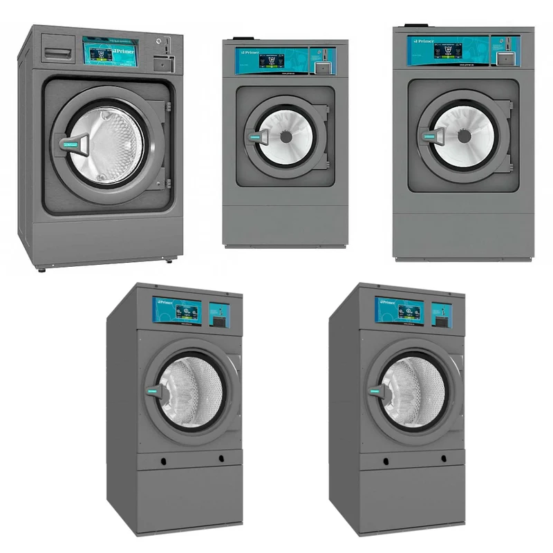 PRIMER - CONJUNTO PACK LAVANDERÍA AUTOSERVICIO 3 LAVADORAS + 2 SECADORAS