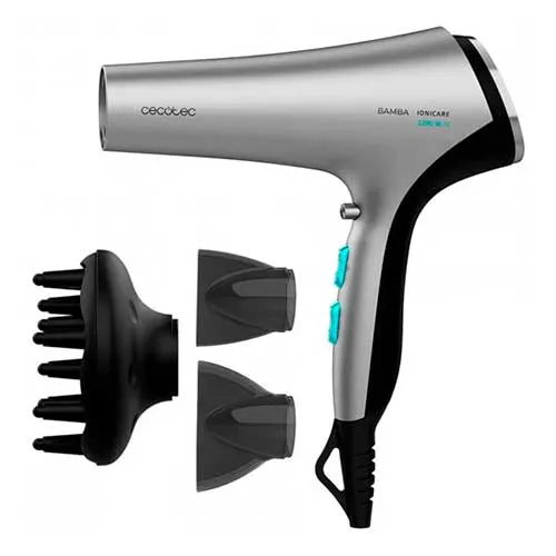 Secador 2100W Cecotec Bamba IoniCare 5320 Flashlook Negro