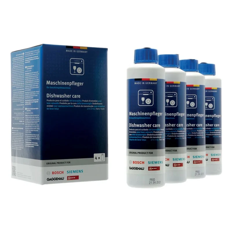 Pack de 4 Limpiadores Líquidos de Lavavajillas Bosch