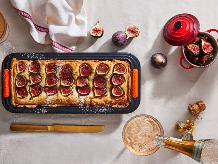 Molde Tarta Rectangular con Base Extraíble Le Creuset
