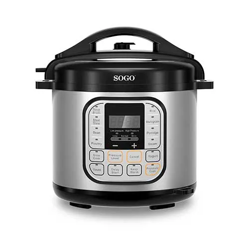Olla A Presión Electrica 6L Sogo SS10605 Inox