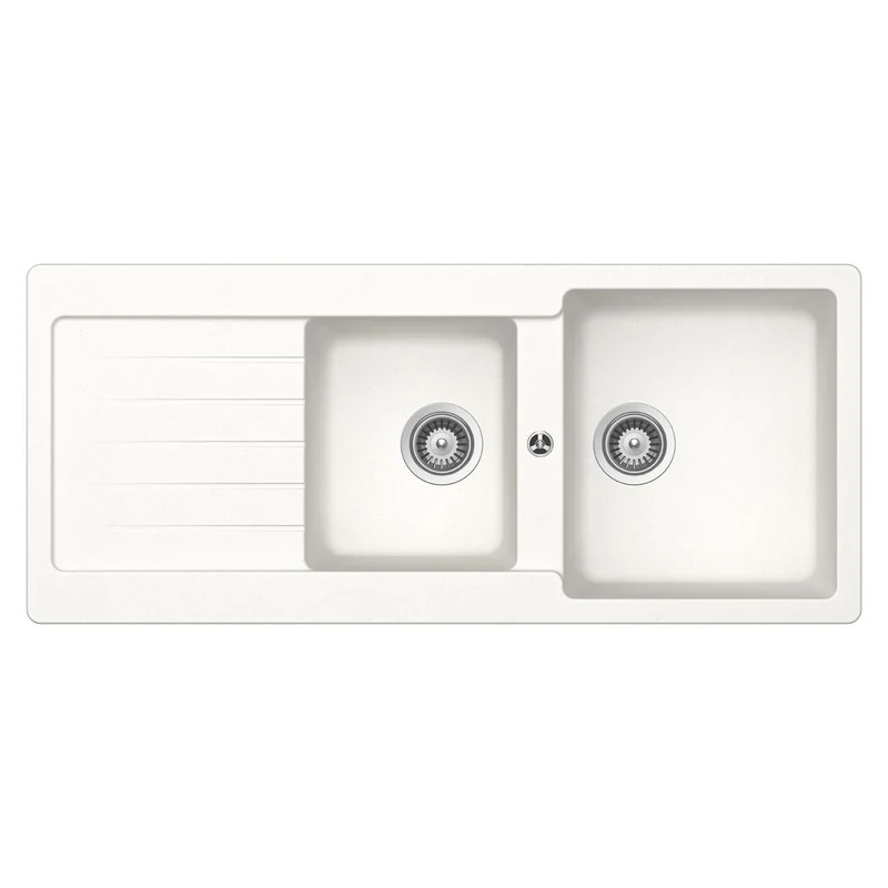 Lavaplatos Typos D-200 - Negro - Blanco Schock