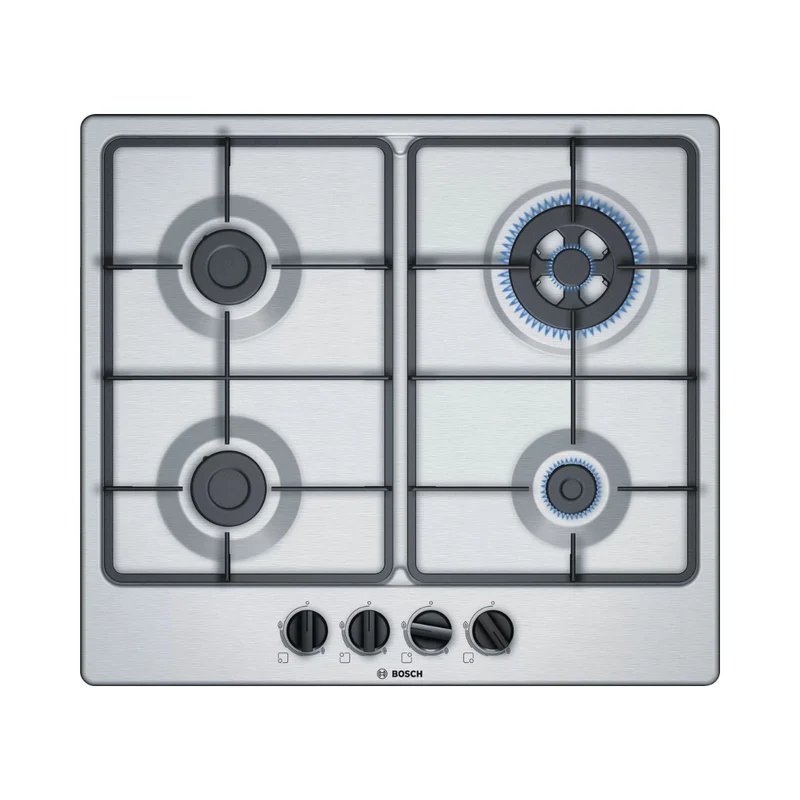 Encimera a gas Serie 4 PGH6B5B60V inox Bosch