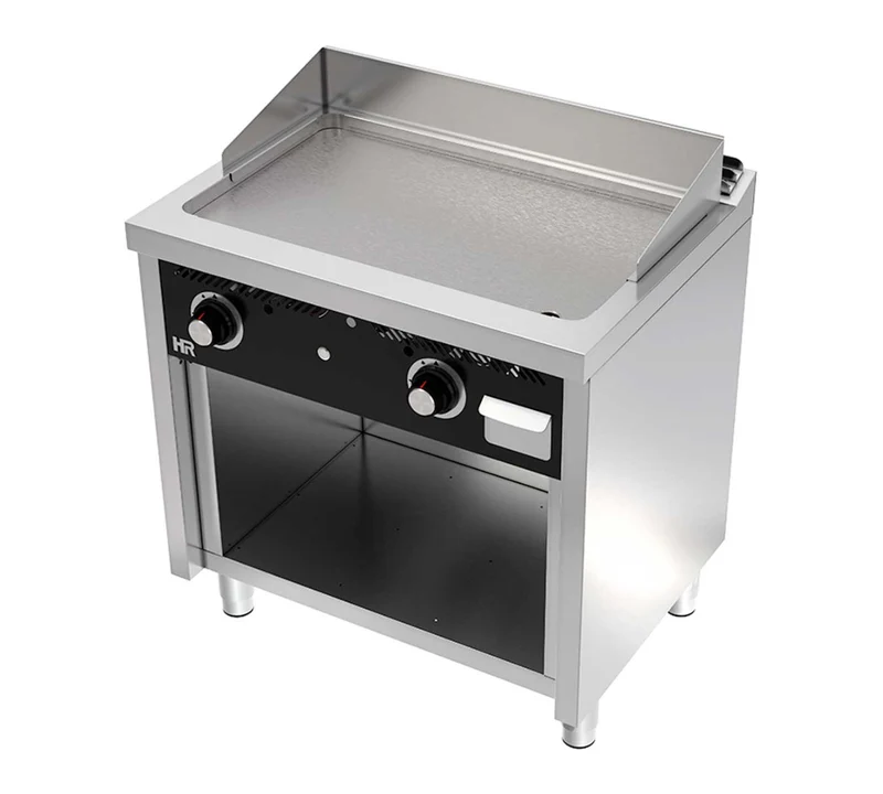 FAINCA HR - S600 FRY TOP DE ACERO DE PIE FT6008E