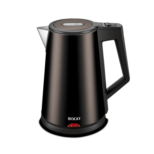 Hervidor de agua 1.7L 1830W Sogo KETSS7705 Negro
