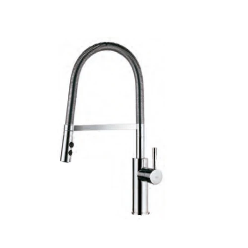 Grifo de cocina monomando extraíble Imex Torino latón cromado