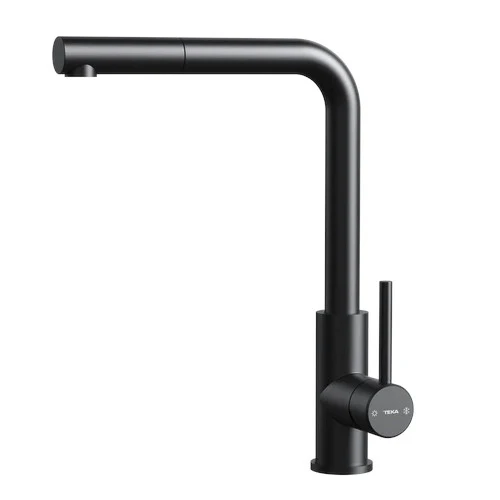 Grifo de cocina monomando Teka 116020023 inox Caño Alto Extraíble