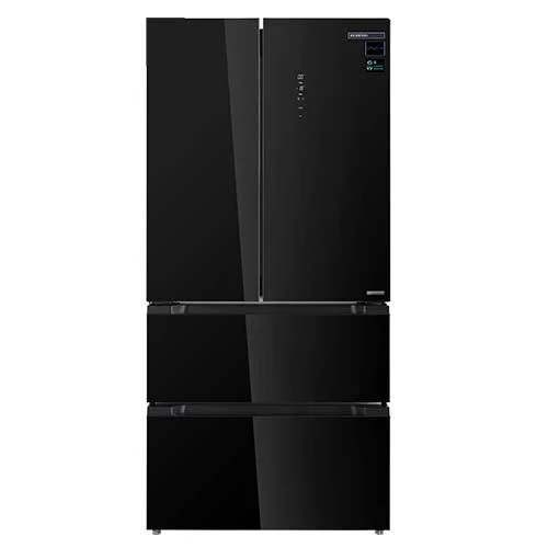Frigorífico Side BY Side 183X83,6 2 Puertas Infiniton FRD506Q83GEN Cristal Negro Clase E