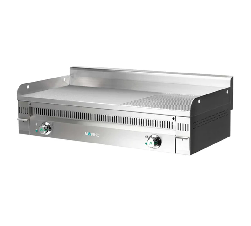 MAINHO - FRY TOP PLR-120ET ACERO SERIE EURO-SNACK PLACA MIXTA
