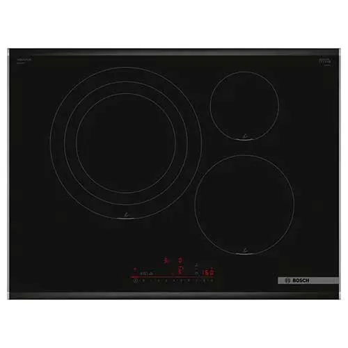 Inducción 3 Zona 70CM Bosch PID775HC1E 1 Zona-32CM Con Perfiles Wifi Negro