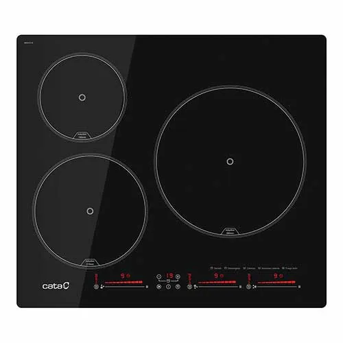 Inducción 3 Zonas Cata IBS 6303 E2 BK Negro
