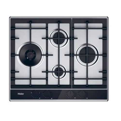 Encimera Gas 4 Fuegos Haier HAHG6D5TX Inox