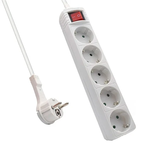 Regleta de 5 Tomas Ewent EW3955 Cable 1.5m
