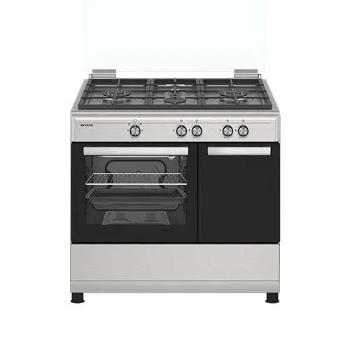 Cocina 4 Fuegos 80X90X60CM Infiniton CC90X2W4F Inox